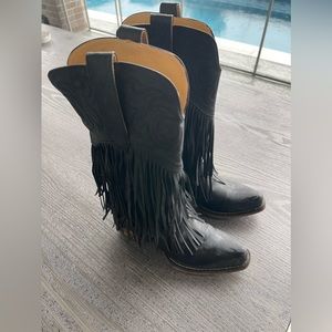 Fringe Cowgirl Boots